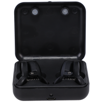 Doc Johnson Vibro Grippers Vibrating Nipple Clamps with Case Black