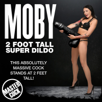 XR Brands Moby Super Dildo -  60 cm - Schwarz