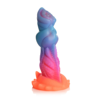 XR Brands Aqua Cock - Glow-in-the-Dark Silicone Dildo