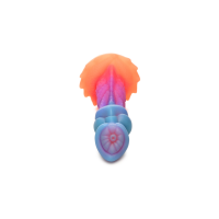 XR Brands Aqua Cock - Glow-in-the-Dark Silicone Dildo