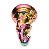XR Brands Enchantress - Regenbogen Glas Dildo