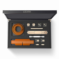 LOCKINK Teasing & Impact-Play Set - brown