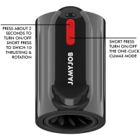 Jamyjob Vortex thrust and 360 rotation Tech Turbo Mode Masturbator