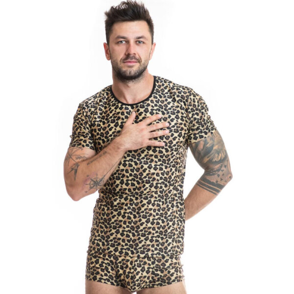 ANAIS Men Mercury T-Shirt mit Animalprint S - XL