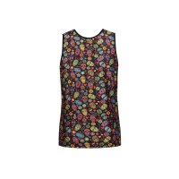 ANAIS Men Mexico Top with colorful skulls S