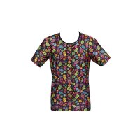 ANAIS Men Mexico T-shirt with colorful skulls S