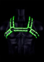 Bulldog Harness with Buckle Glow in the Dark S/M