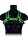 Bulldog Harness with Buckle Glow in the Dark S/M