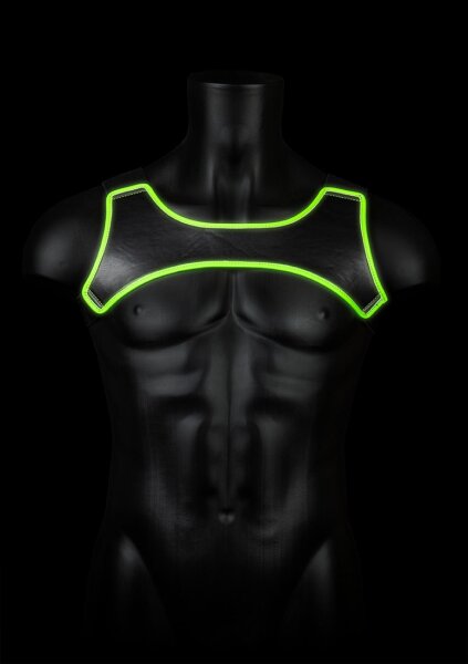 Neoprene Harness  Glow in the Dark S/M