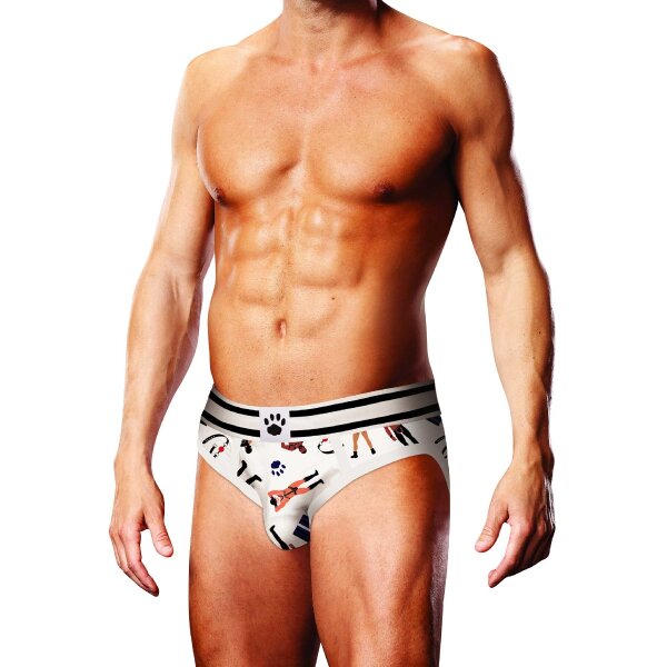 Prowler Leather Pride Brief XL - XXL