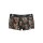 ANAIS Men Power boxer shorts with red roses and skulls black S