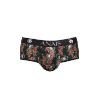 ANAIS Men Power Jock Slip offen Roses & Skulls schwarz S - XL