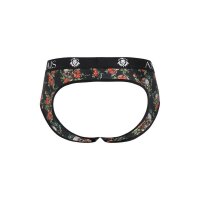 ANAIS Men Power Jock Slip offen Roses & Skulls schwarz S - XL