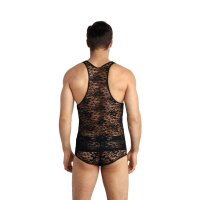 ANAIS Men Romance top with transparent lace S