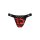 ANAIS Men Savage Rio jockstrap with animal print red, black S