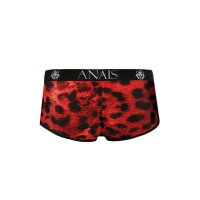 ANAIS Men Savage shorts with animal print red, black S