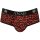 ANAIS Men Tribal jock briefs with animal print red S