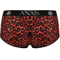 ANAIS Men Tribal shorts with animal print red S