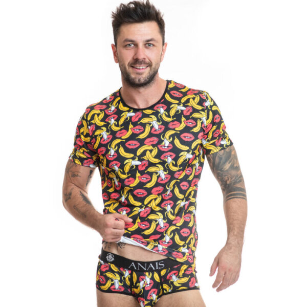 ANIAS Men T-shirt with banana print S