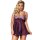 Subblime Babydoll mit glänzenden Details lila S/M - L/XL