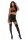 Forplay Put O-ring On It Lingerie Set with Skirt black S