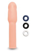 Size Up 4 Inch Extra Realistic Penis Extender Flesh