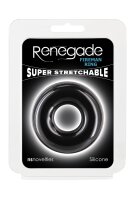 NS Novelties Renegade Fireman Ring Large Black