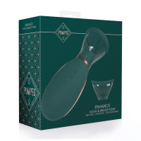 Shots Enhance - Rechargeable Vulva and Breast Pump - Forest Green
