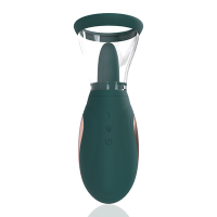 Shots Enhance - Rechargeable Vulva and Breast Pump - Forest Green