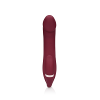 Loveline Bendable Vibrating Strapless Strap-on - Merlot Grape