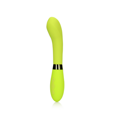 Loveline Silicone G-Spot Vibrator - Lime Passion