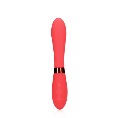Loveline Silicone Smooth Vibrator - Salsa