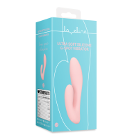 Loveline Ultra Soft Silicone G-Spot Vibrator - Cherry...