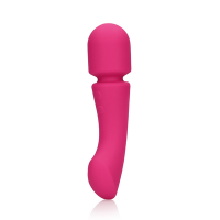 Loveline Ultra Soft Silicone Double-Sided Wand Vibrator -...