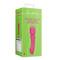 Loveline Ultra Soft Silicone Double-Sided Wand Vibrator -...