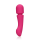 Loveline Ultra Soft Silicone Double-Sided Wand Vibrator - Prestone Pink