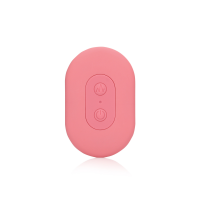 Loveline Ultra Soft Silicone Egg Vibrator with Remote Control - Pink Arabesque