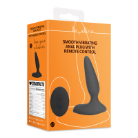 Loveline Smooth Vibrating Anal Plug with Remote Control -...