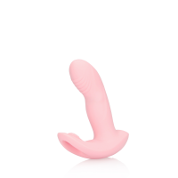 Loveline Wearable Fingering Motion Vibrator with Remote Control - Cherry Chiffon