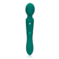 Loveline Double-Sided Vibrating Wand - Green Gable