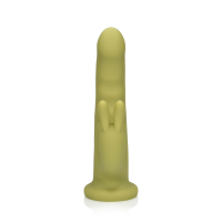 Loveline Ultra Soft Silicone Rotating Rabbit Vibrator - Spring Sage