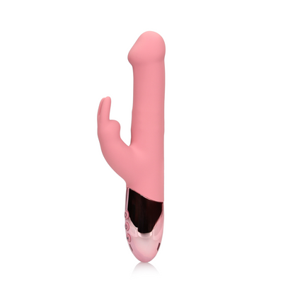 Loveline Rotating Beads Rabbit Vibrator - Pink Arabesque