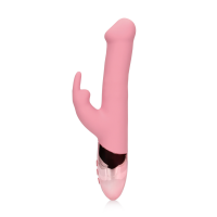Loveline Rotating Beads Rabbit Vibrator - Pink Arabesque
