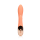 Loveline Ultra Soft Silicone Rabbit Vibrator - Ceramic Peach
