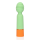 Loveline Ribbed Mini Vibrator with USB Charger - Spring Sage