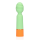 Loveline Ribbed Mini Vibrator with USB Charger - Spring Sage