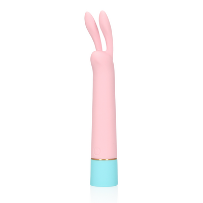 Loveline Mini Rabbit Vibrator with USB Charger - Arctic Blue