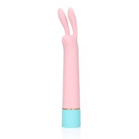 Loveline Mini Rabbit Vibrator with USB Charger - Arctic Blue