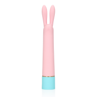 Loveline Mini Rabbit Vibrator with USB Charger - Arctic Blue