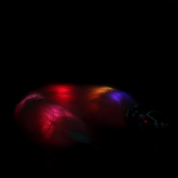 Shots - Ouch! Light-up Fox Tail with Metal Butt Plug - Pink